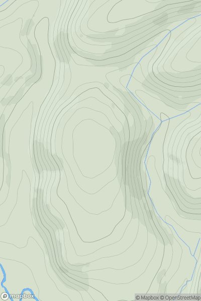 Thumbnail image for Mount Pleasant [Shropshire] showing contour plot for surrounding peak